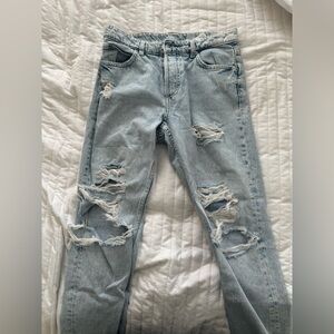 H&M low waist boyfriend jeans